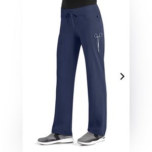 The Cherokee Low Rise Straight Leg Pants XS NAVY THREE